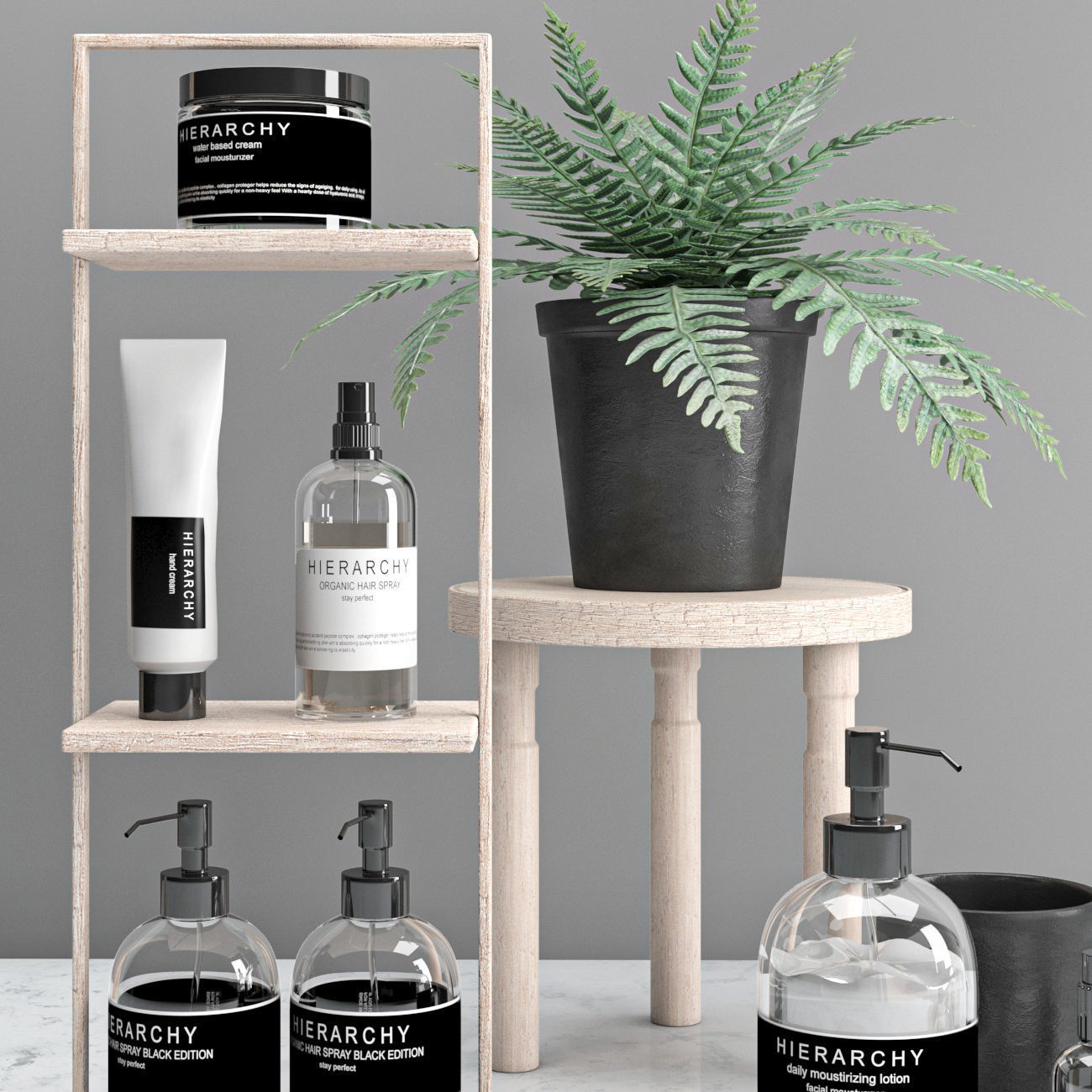 bathroom decor set 3 3D model_6