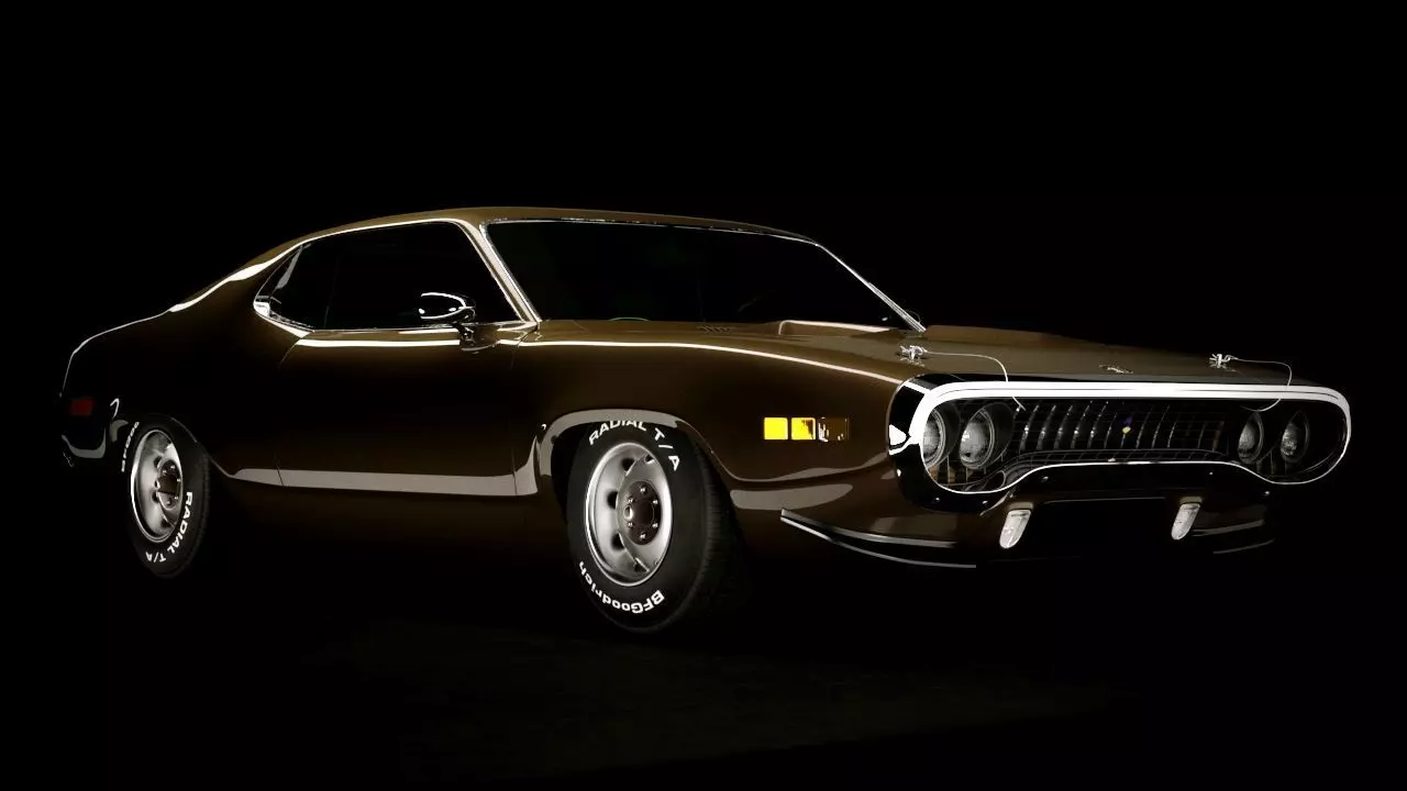 Plymouth Road Runner 1971 GTX 3D model