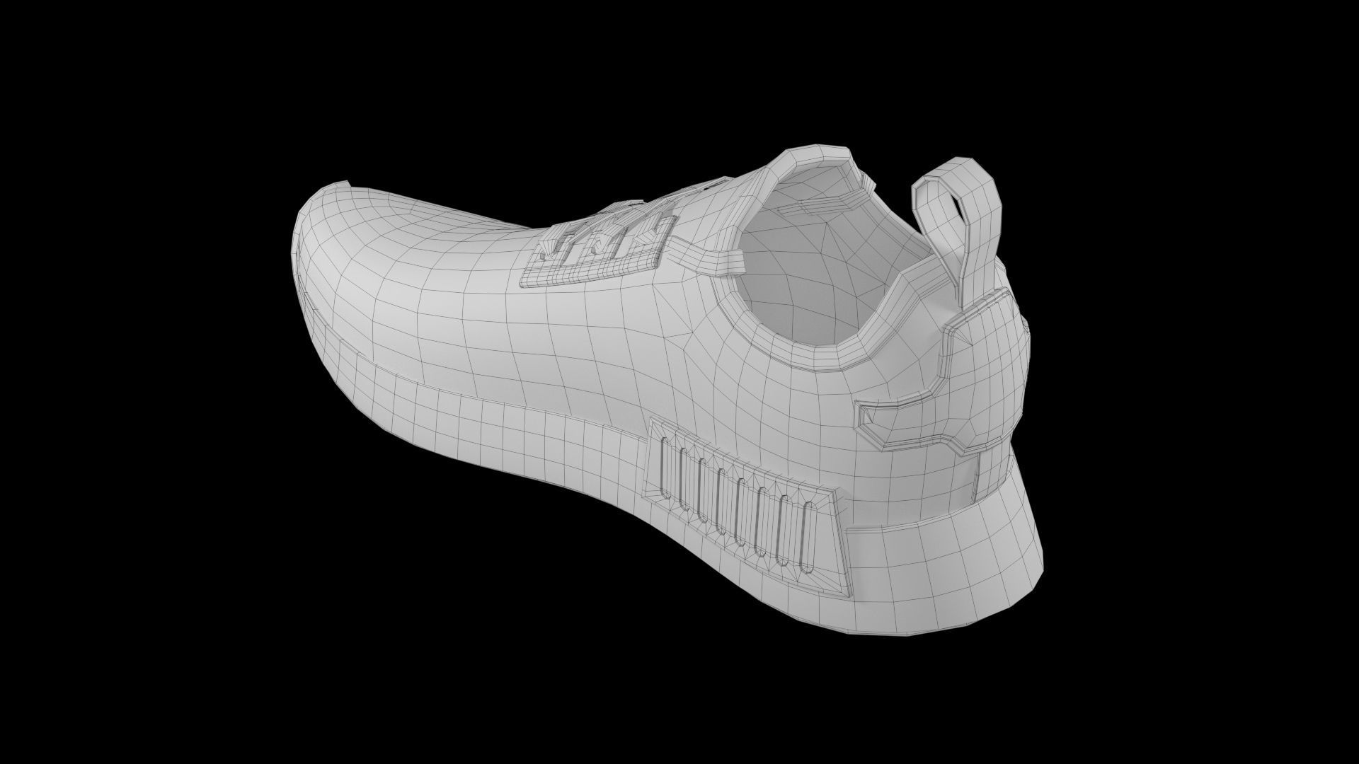 Adidas NMD Low-poly 3D model_11