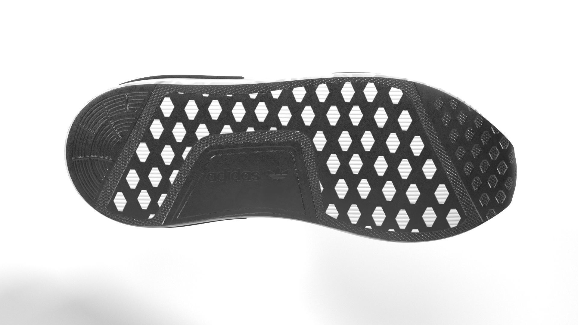 Adidas NMD Low-poly 3D model_12