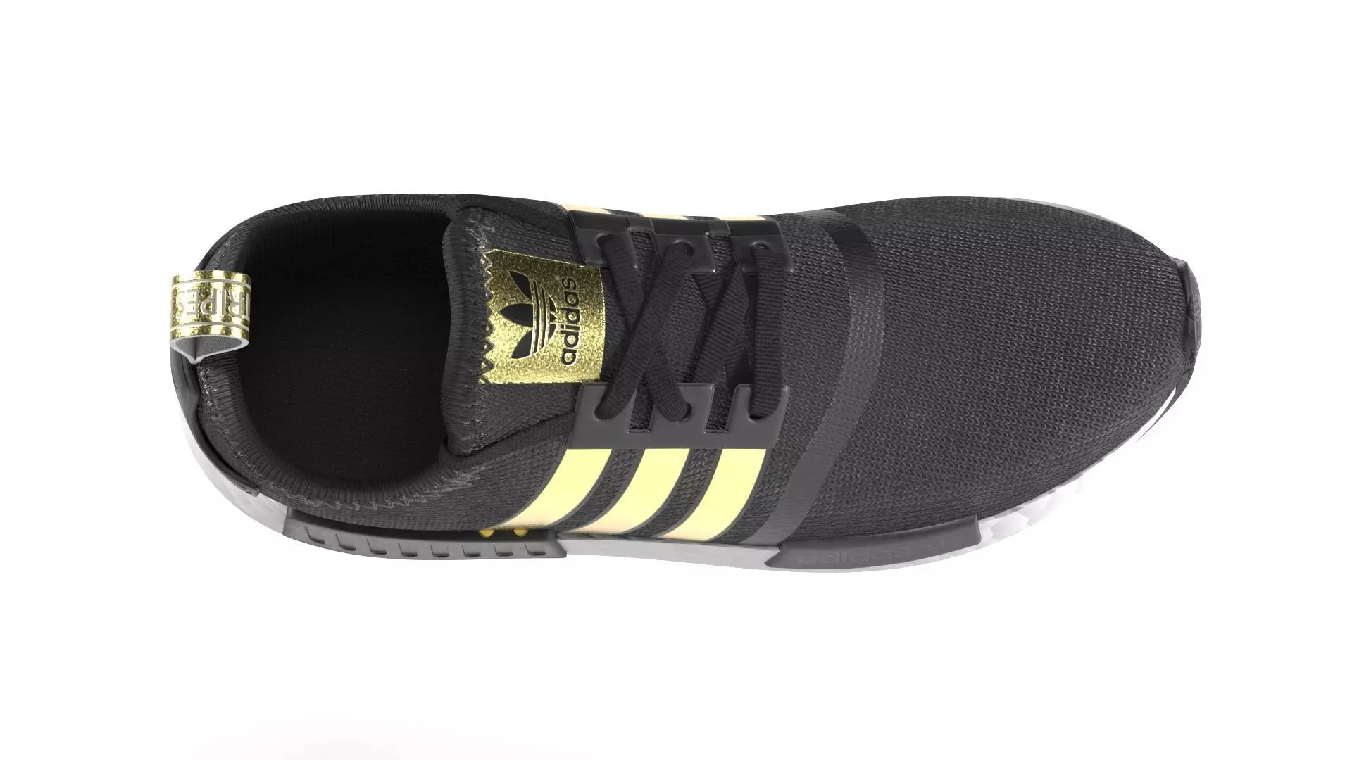 Adidas NMD Low-poly 3D model_0