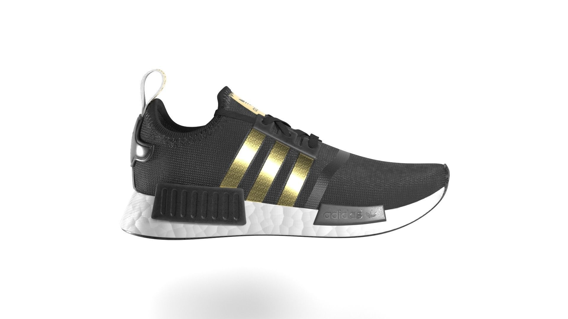 Adidas NMD Low-poly 3D model_2