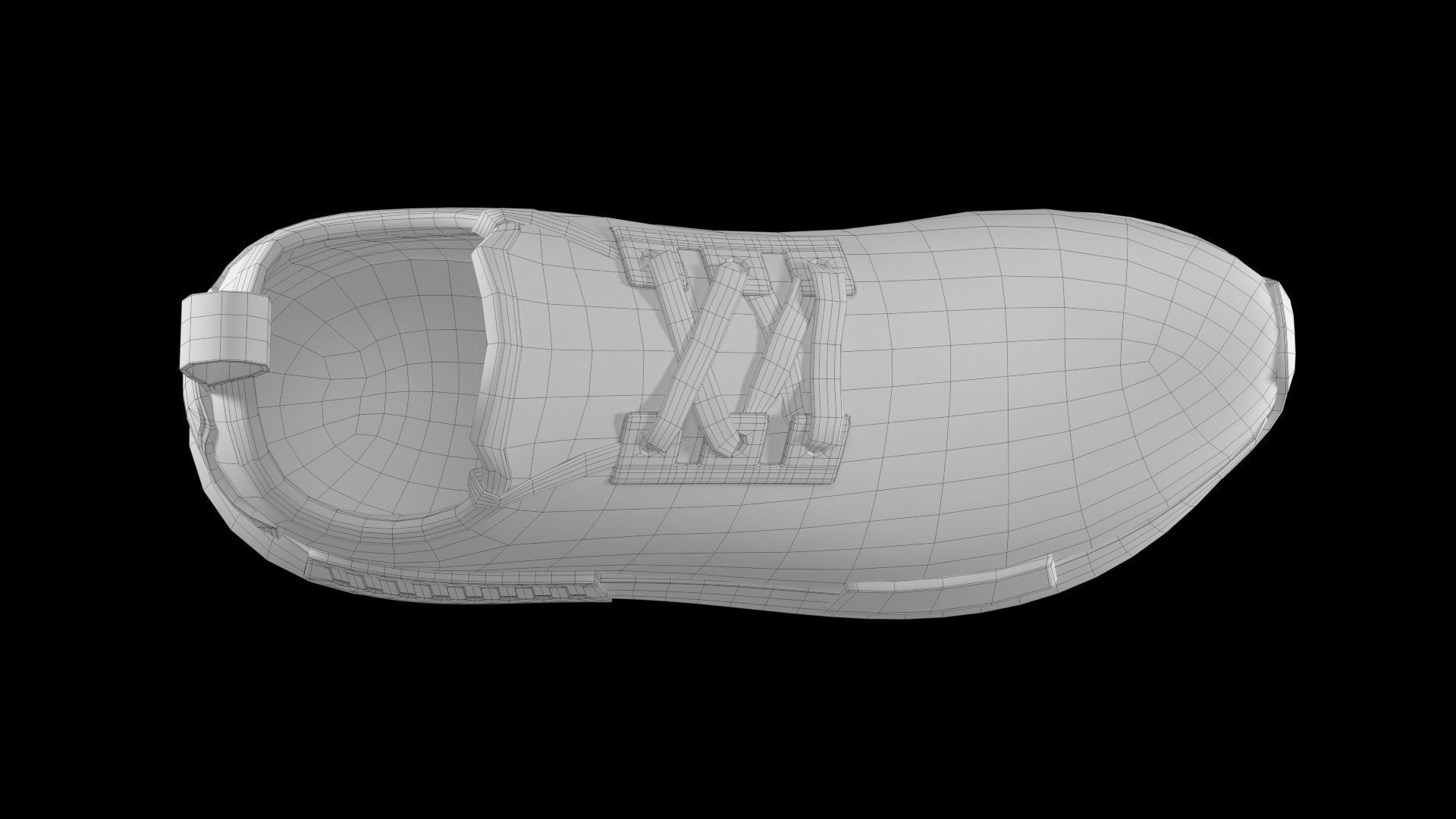 Adidas NMD Low-poly 3D model_1
