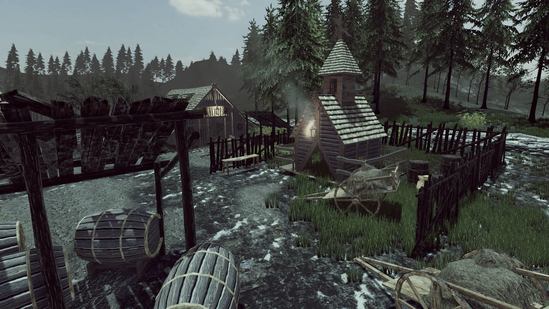 Viking House Low-poly 3D model_2