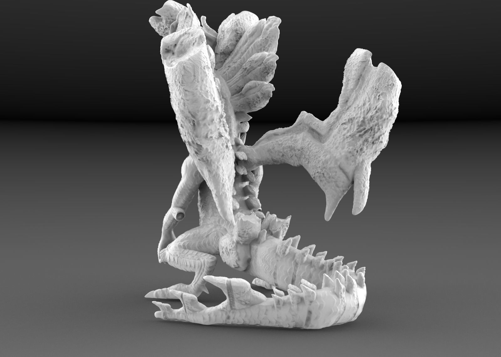 Dire Miralis from Monster Hunter 3  3D print model_2