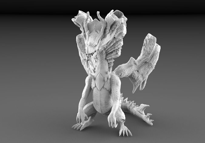 Dire Miralis from Monster Hunter 3  3D print model