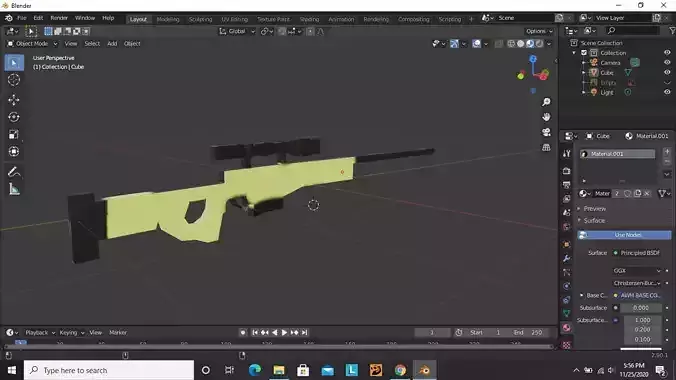 AWM Sniper 3D Model
