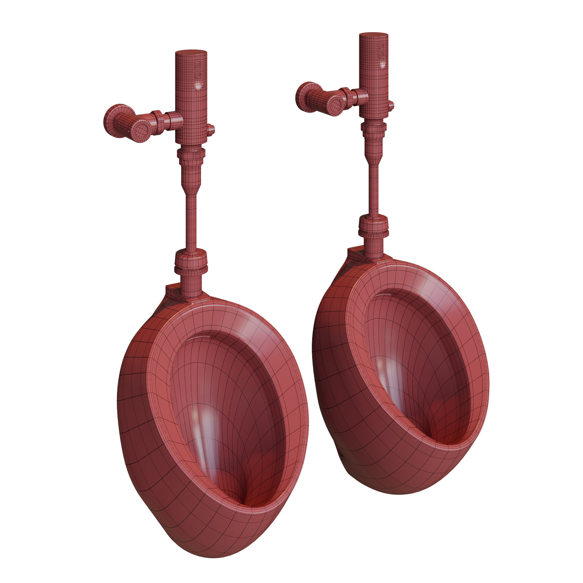 TOTO commercial washout urinal 3D model_5