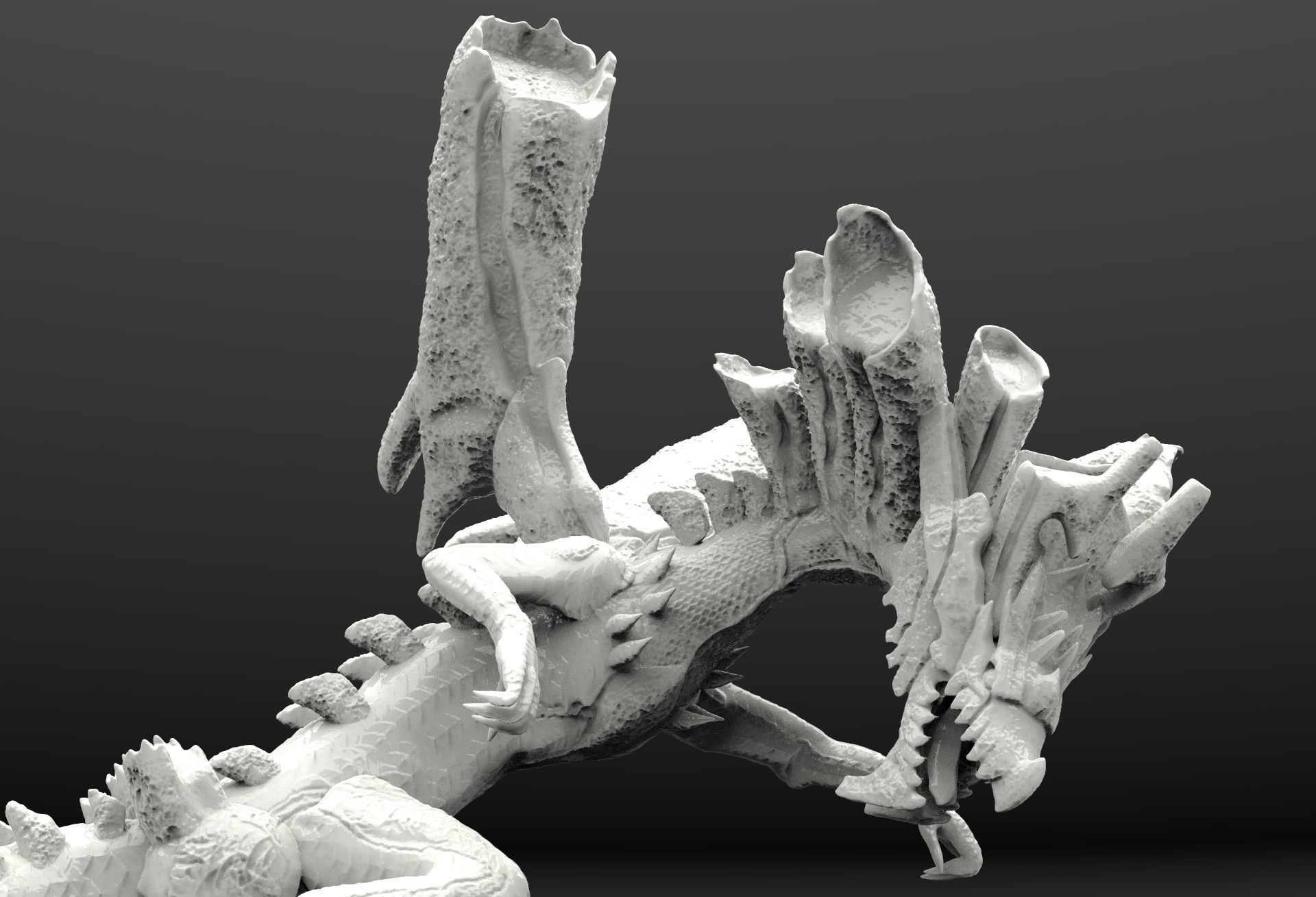 Dire Miralis from Monster Hunter 3  3D print model_6