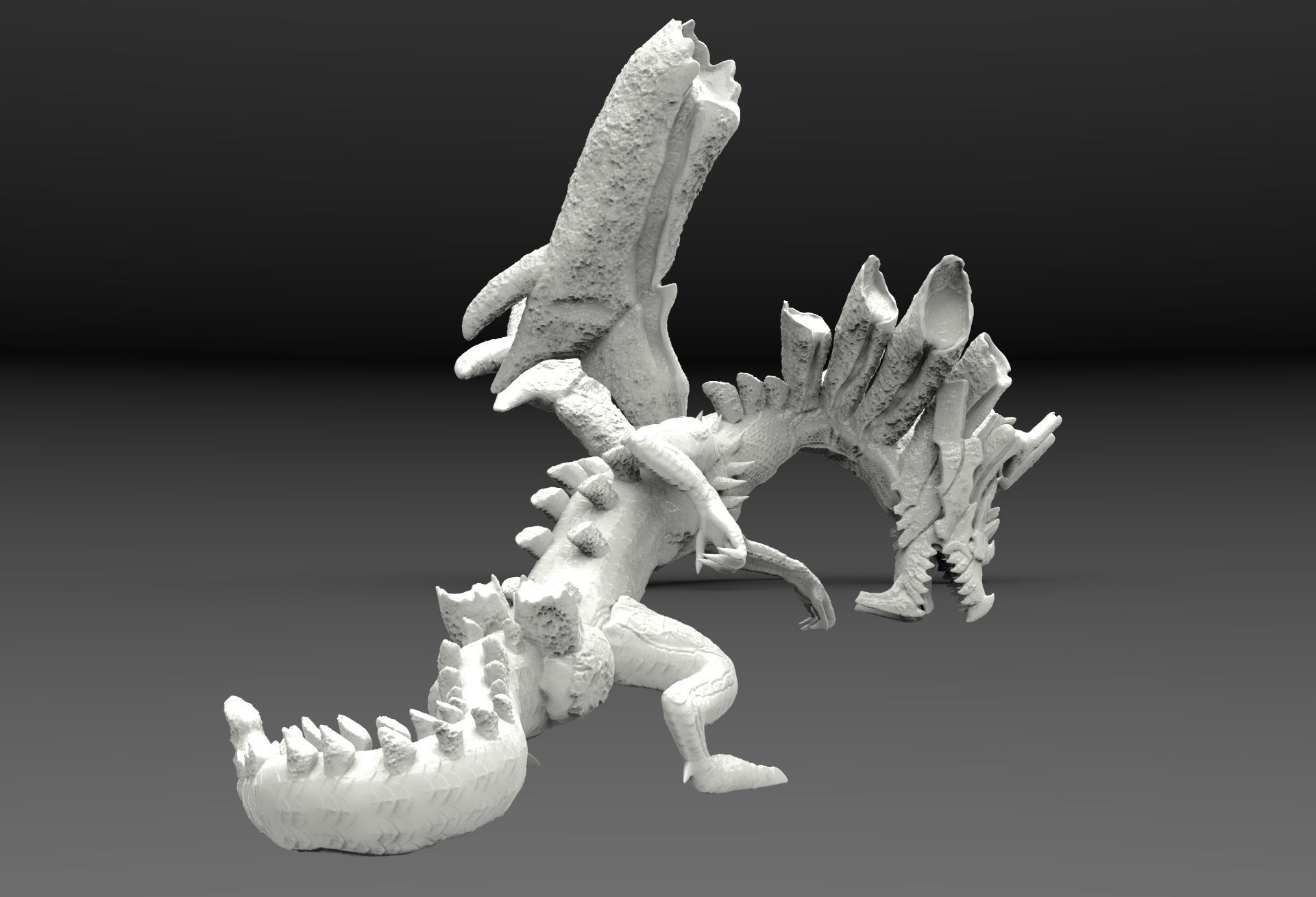 Dire Miralis from Monster Hunter 3  3D print model_4