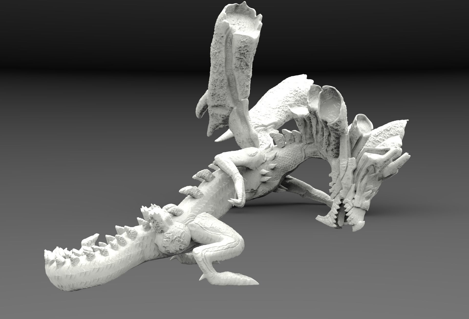 Dire Miralis from Monster Hunter 3  3D print model_5