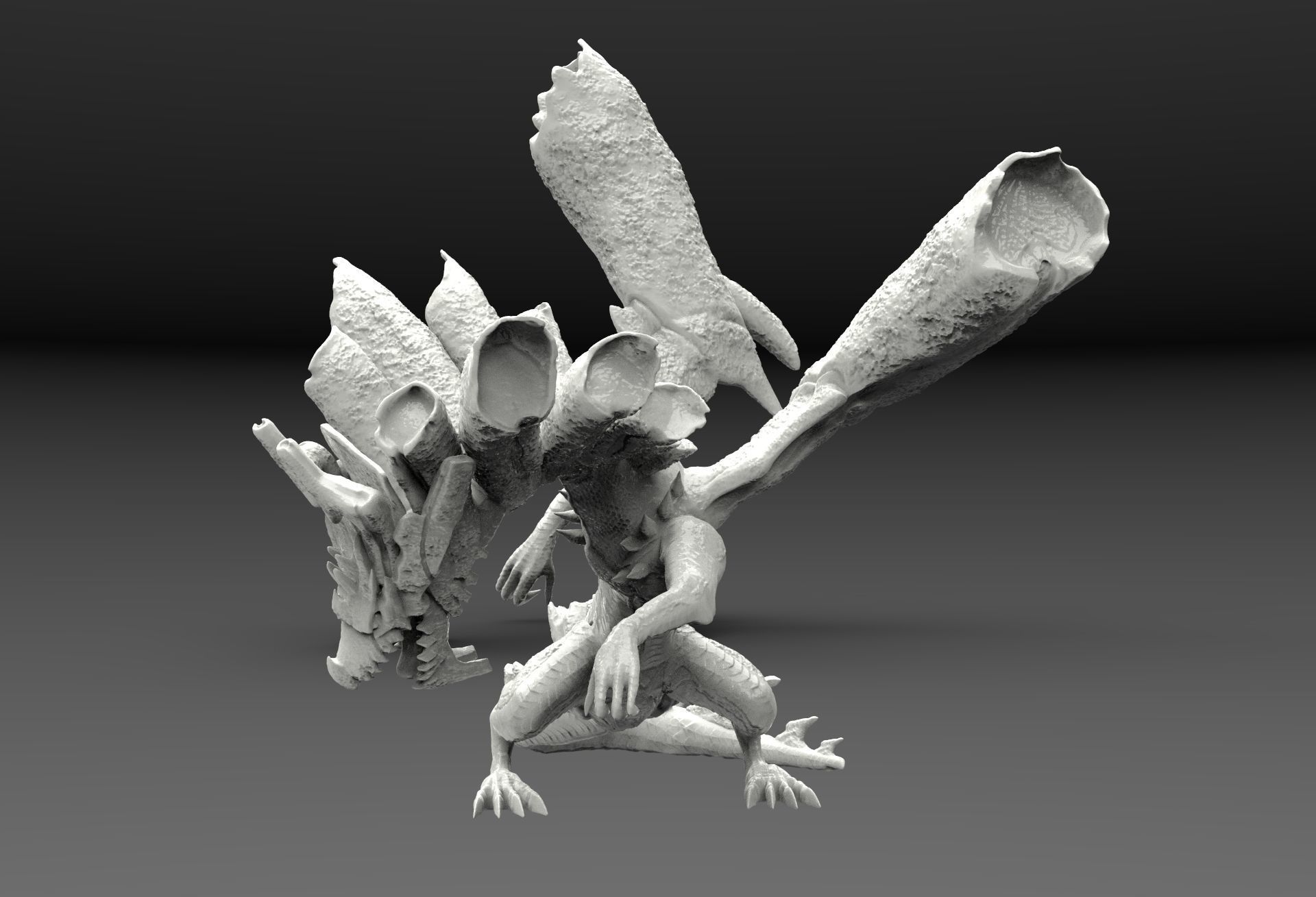 Dire Miralis from Monster Hunter 3  3D print model_8