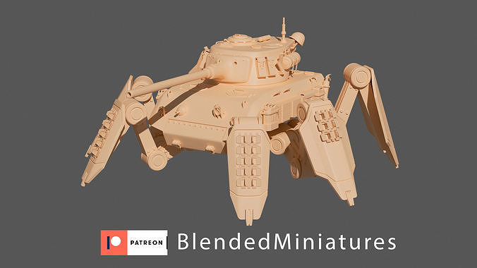M4 sherman mech 3D print model