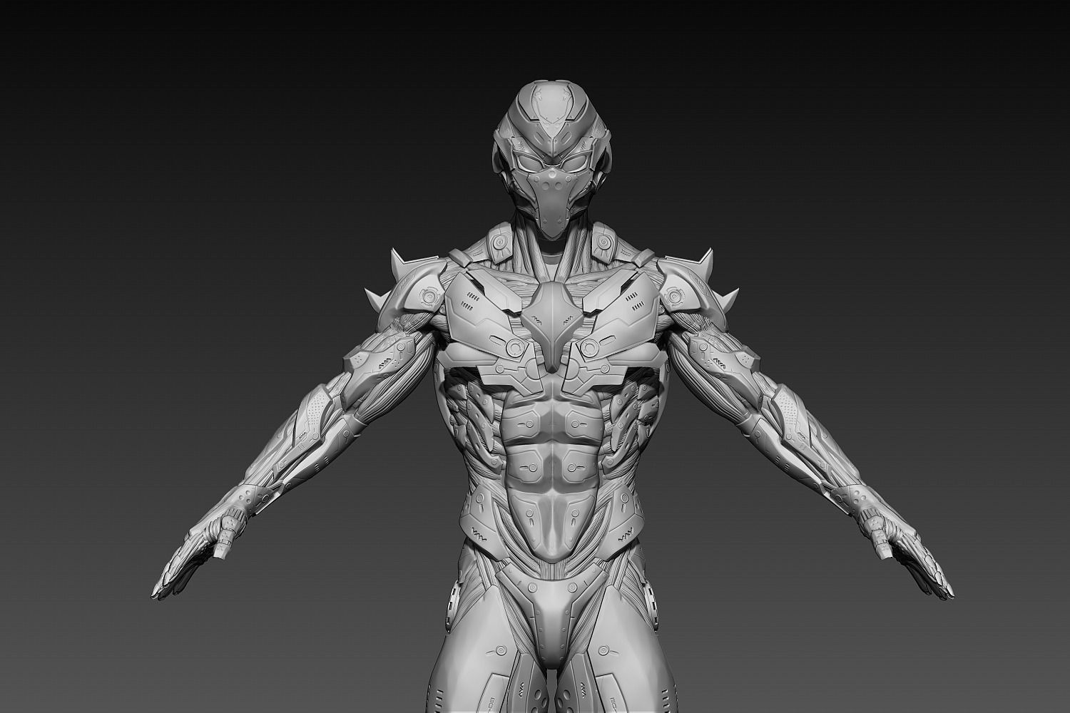 Sci-fi Character V2 3D model_7