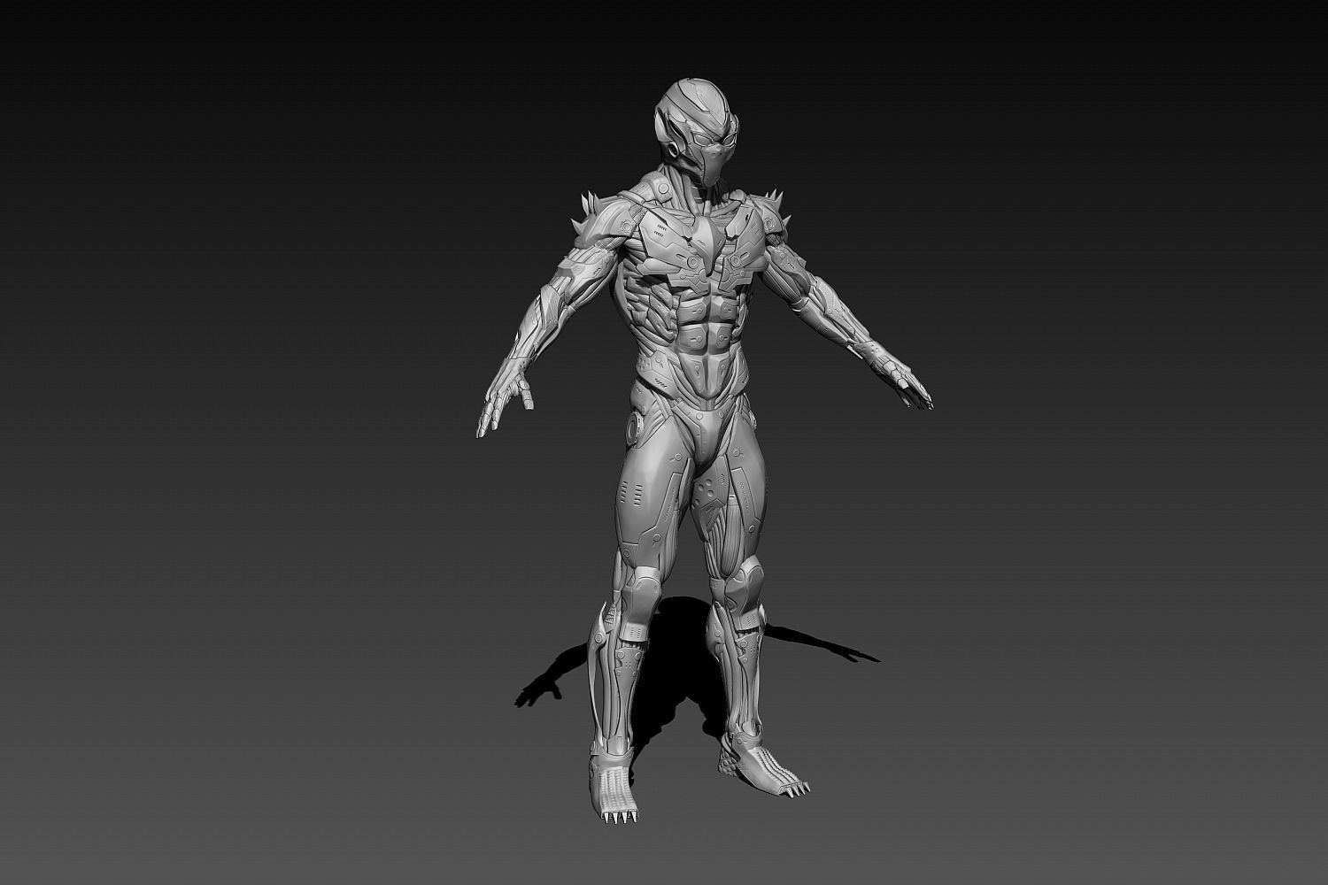 Sci-fi Character V2 3D model_8