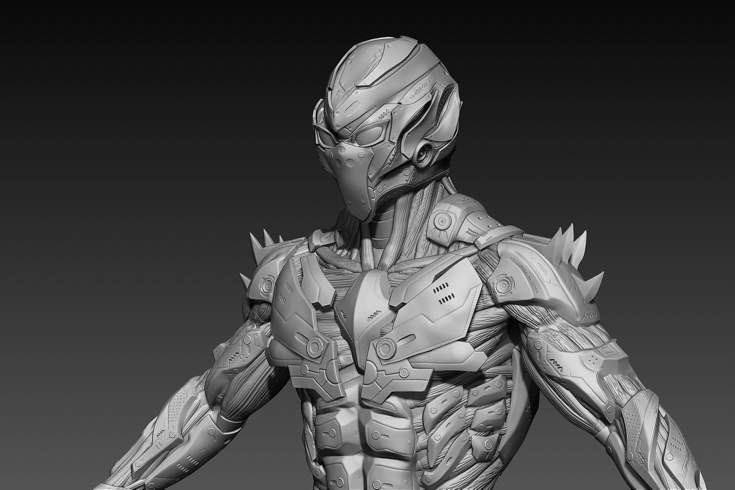 Sci-fi Character V2 3D model_14