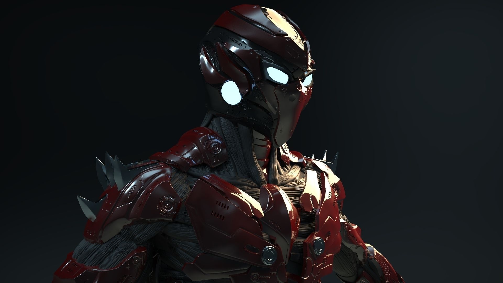 Sci-fi Character V2 3D model_1