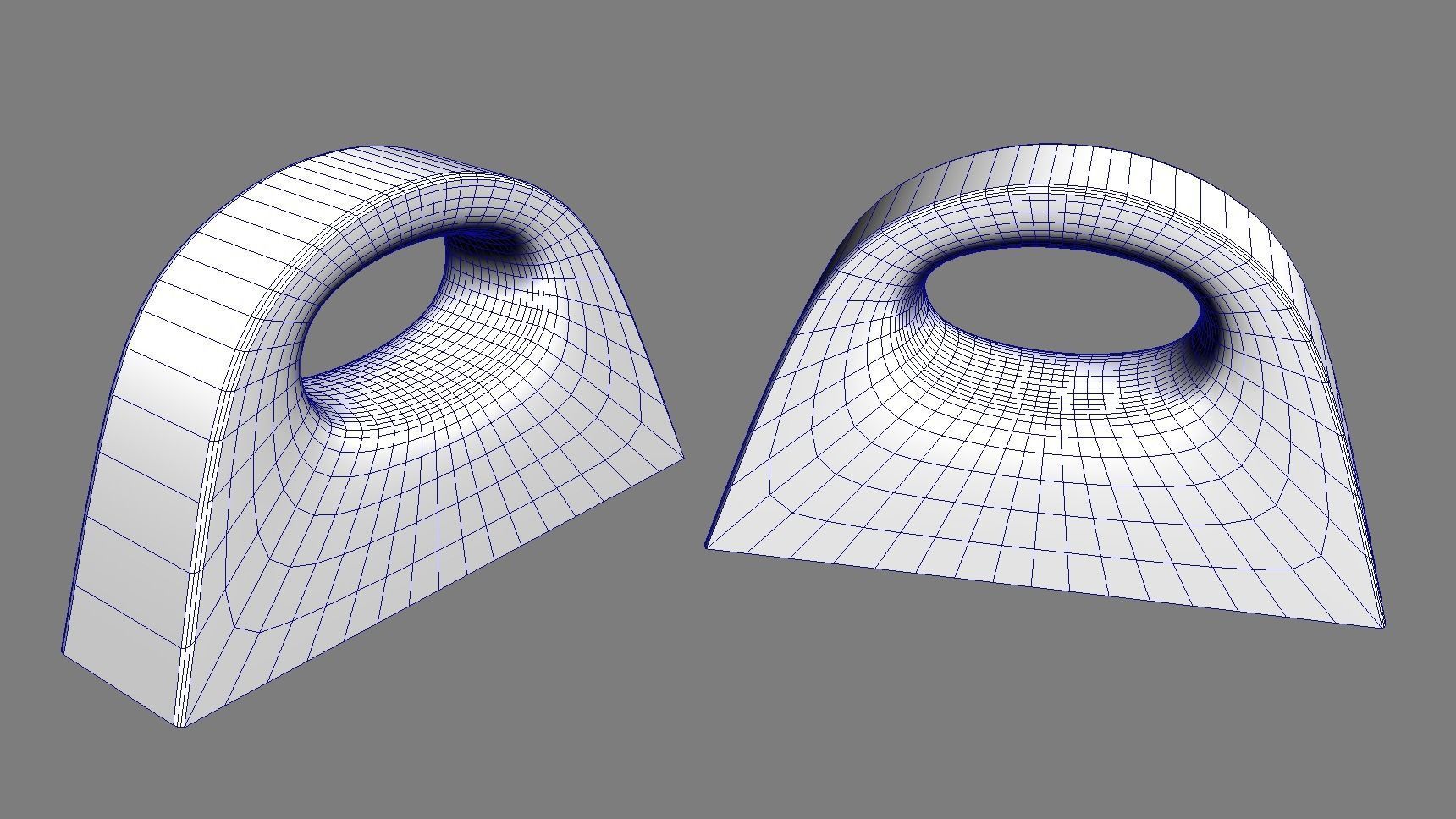 Mooring pipe D Low-poly 3D model_6