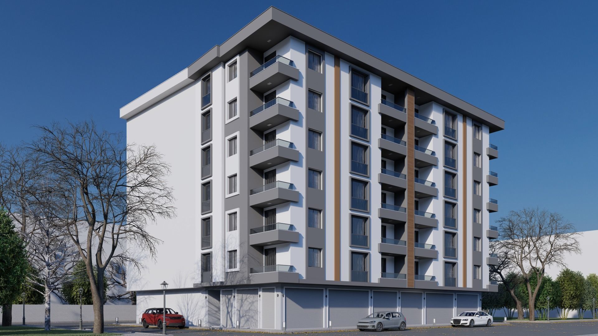 Apartment High Quality Exterior Scene Lumion 10 3D model 3D model_2