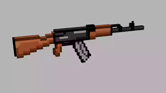 AK-74 pixel weapons