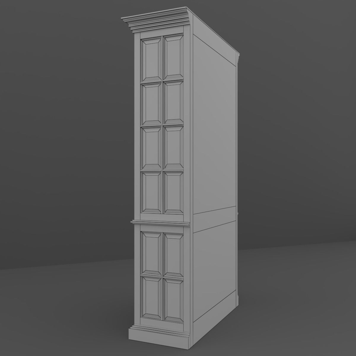 Cupboard cabinet 3D model_11