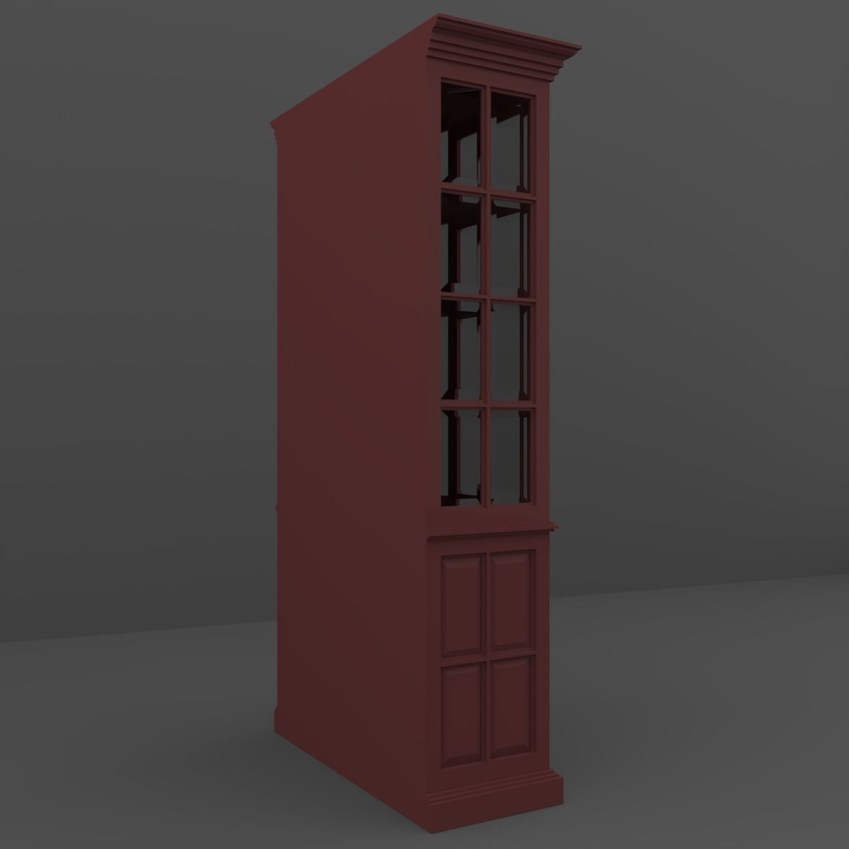 Cupboard cabinet 3D model_3