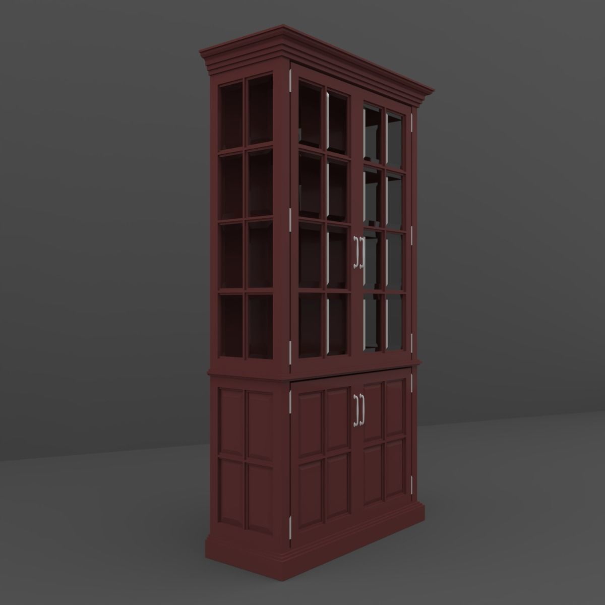 Cupboard cabinet 3D model_1