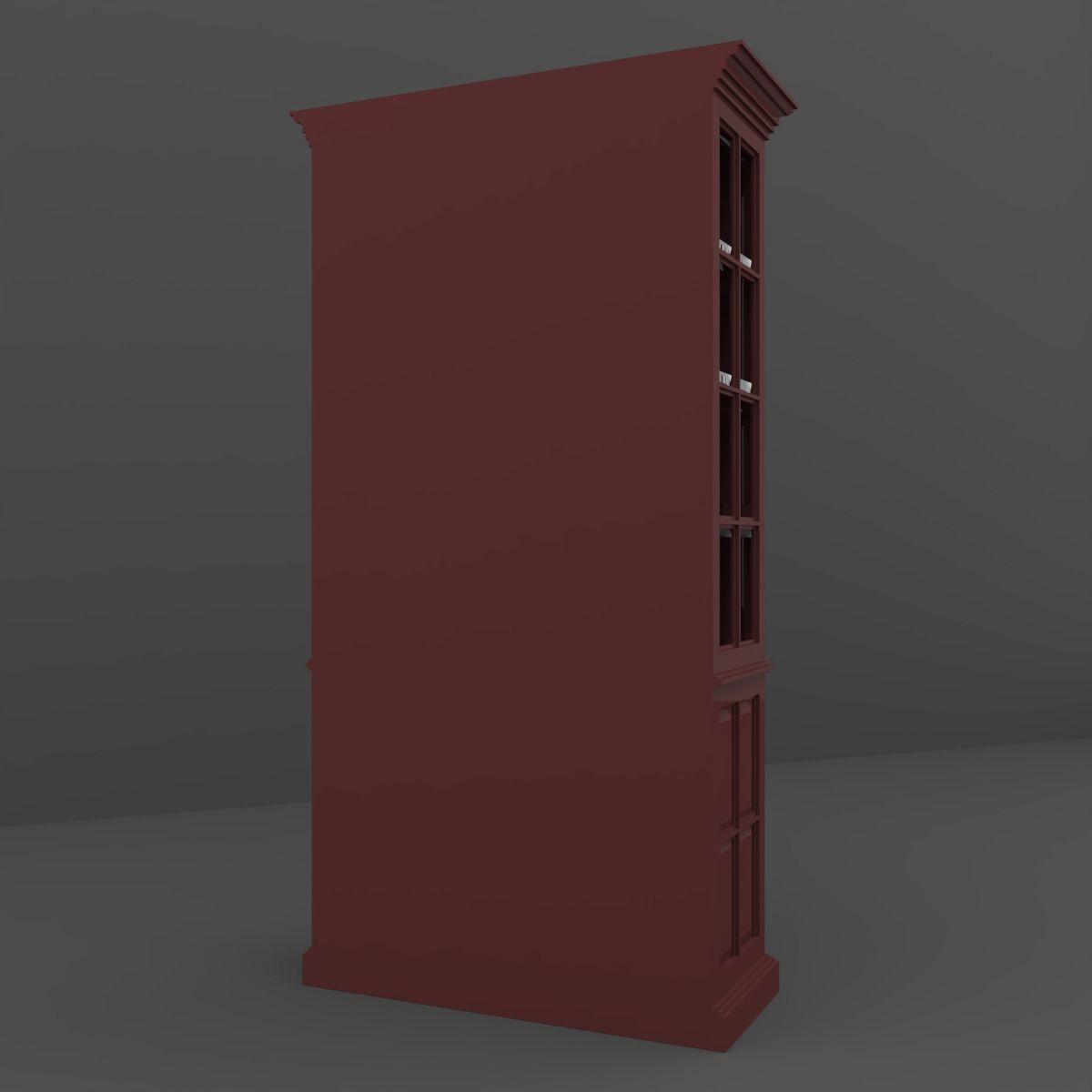 Cupboard cabinet 3D model_4