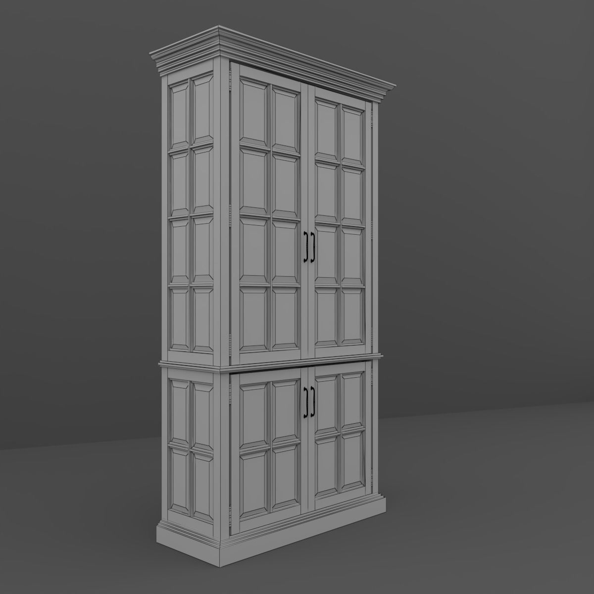 Cupboard cabinet 3D model_9