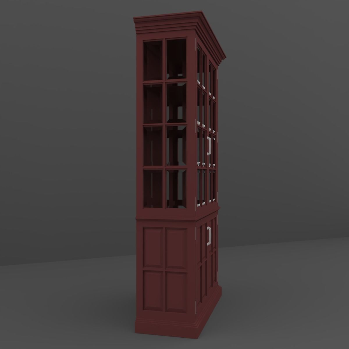 Cupboard cabinet 3D model_2