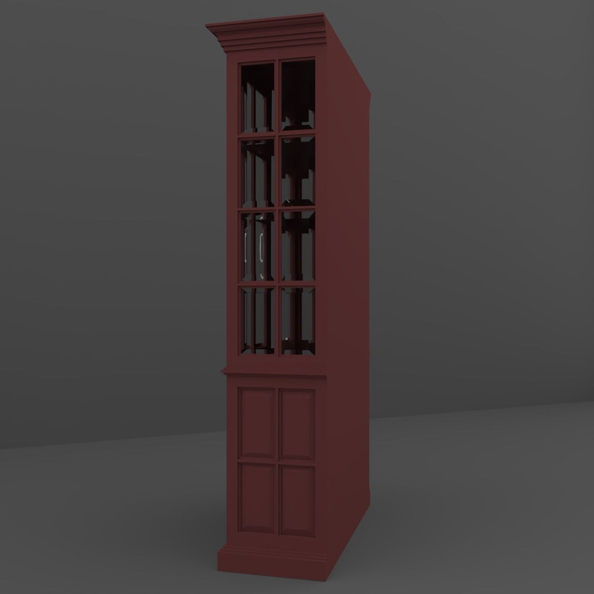 Cupboard cabinet 3D model_6