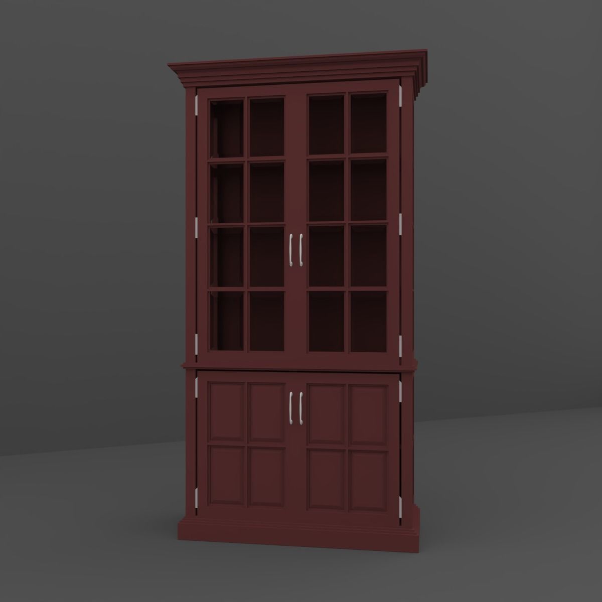 Cupboard cabinet 3D model_8
