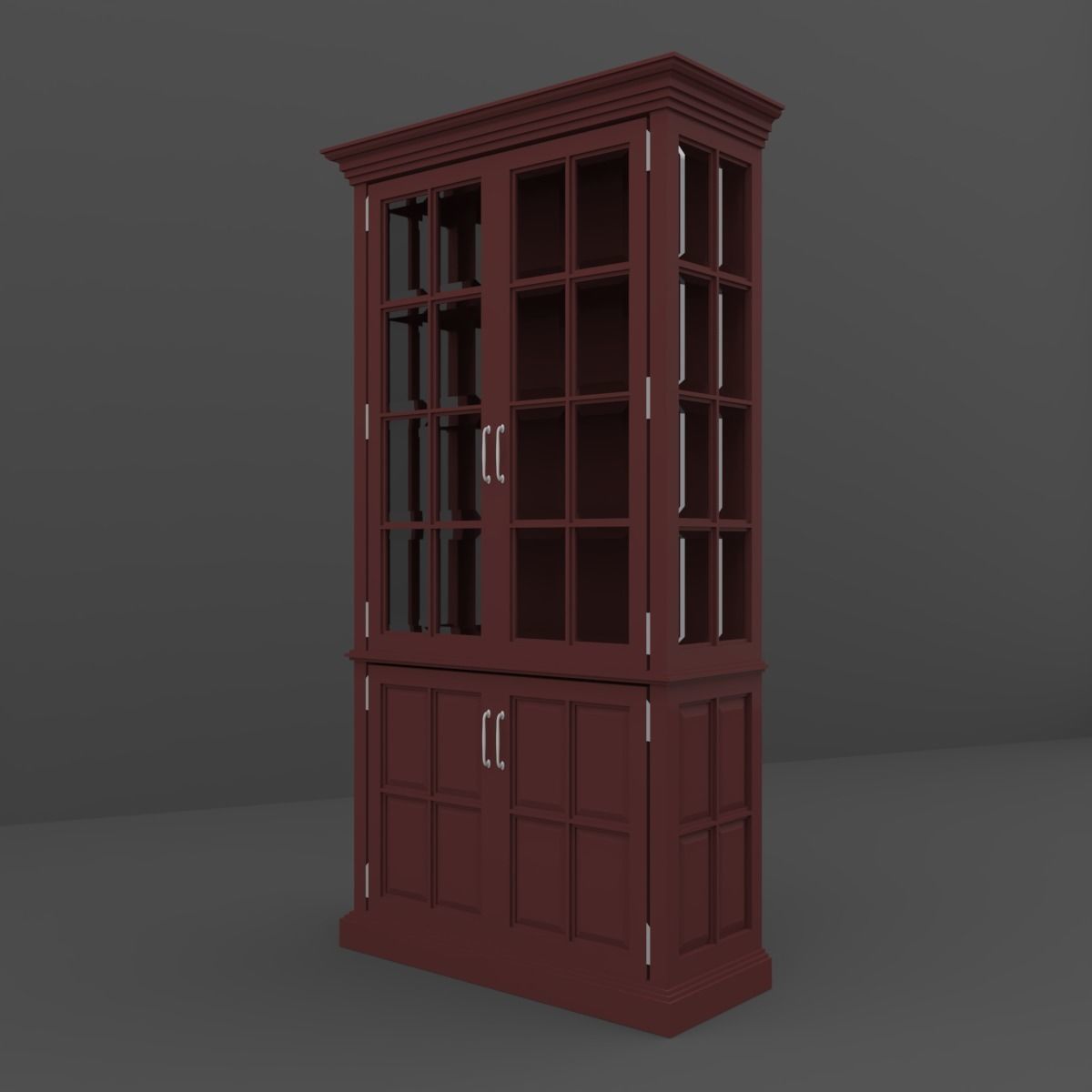 Cupboard cabinet 3D model_7