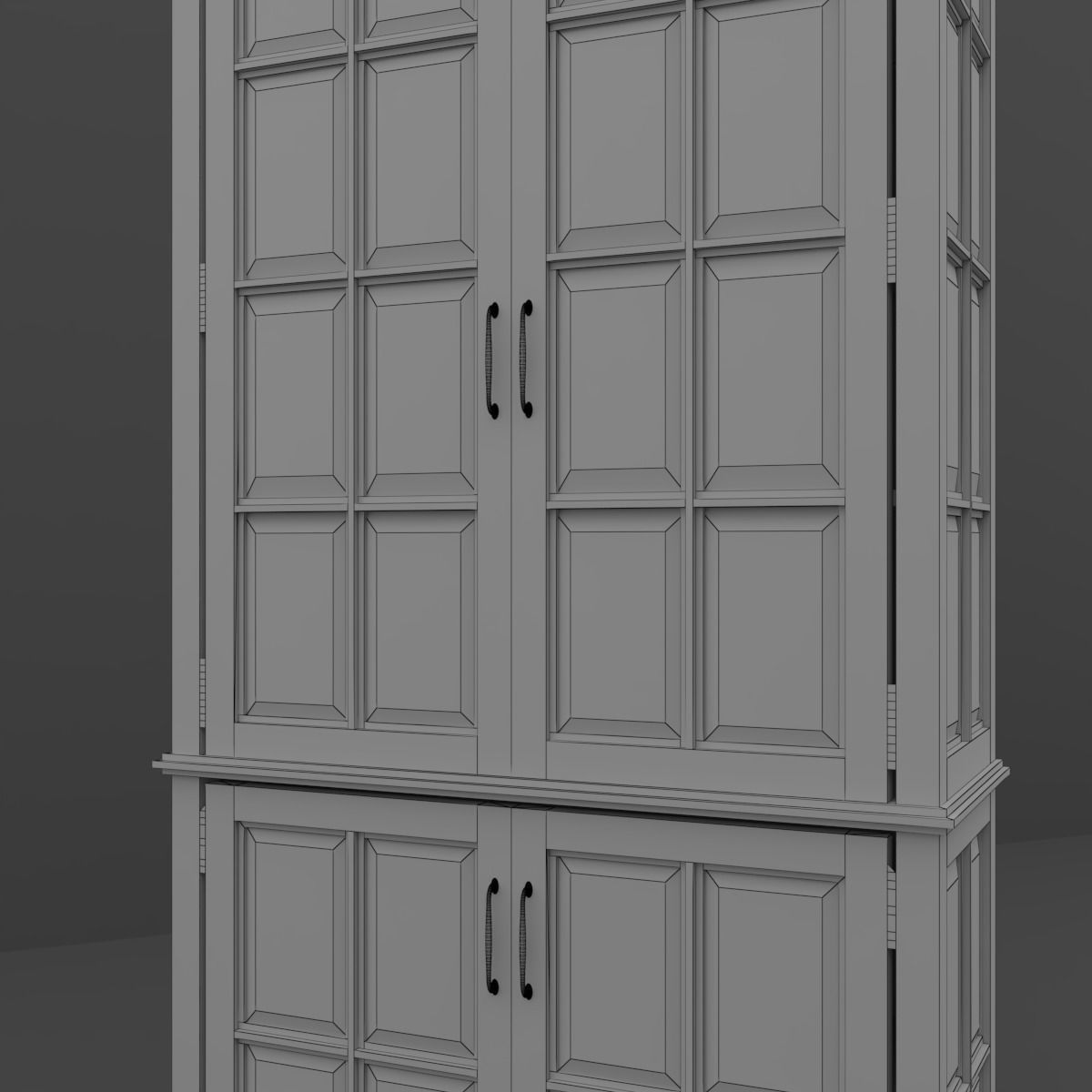 Cupboard cabinet 3D model_12