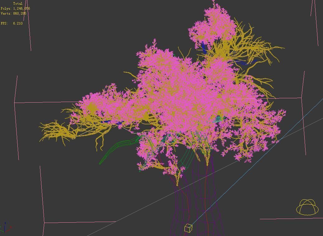 Populus euphratica-poplar-special tree 31 3D model_3