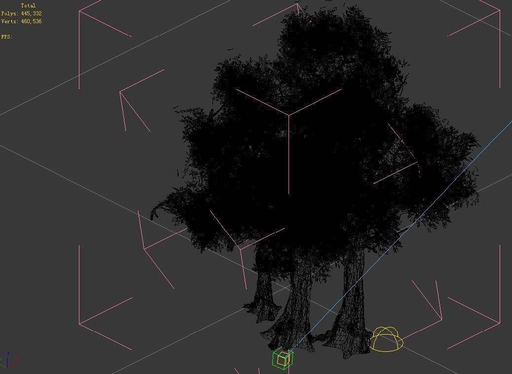 Populus euphratica-poplar-special tree 34 3D model_4