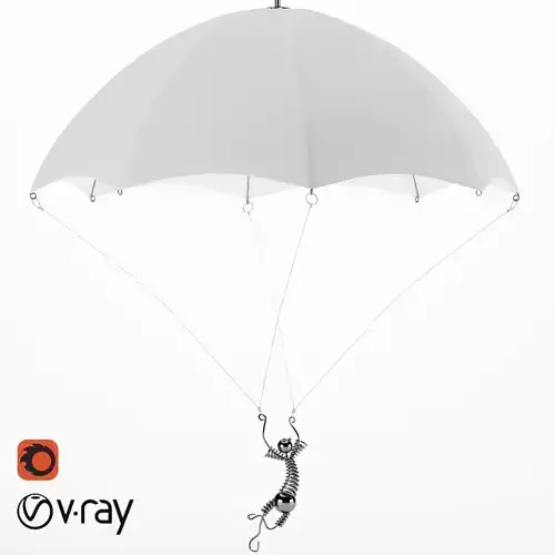 Lamp PARACHUTE 3D model