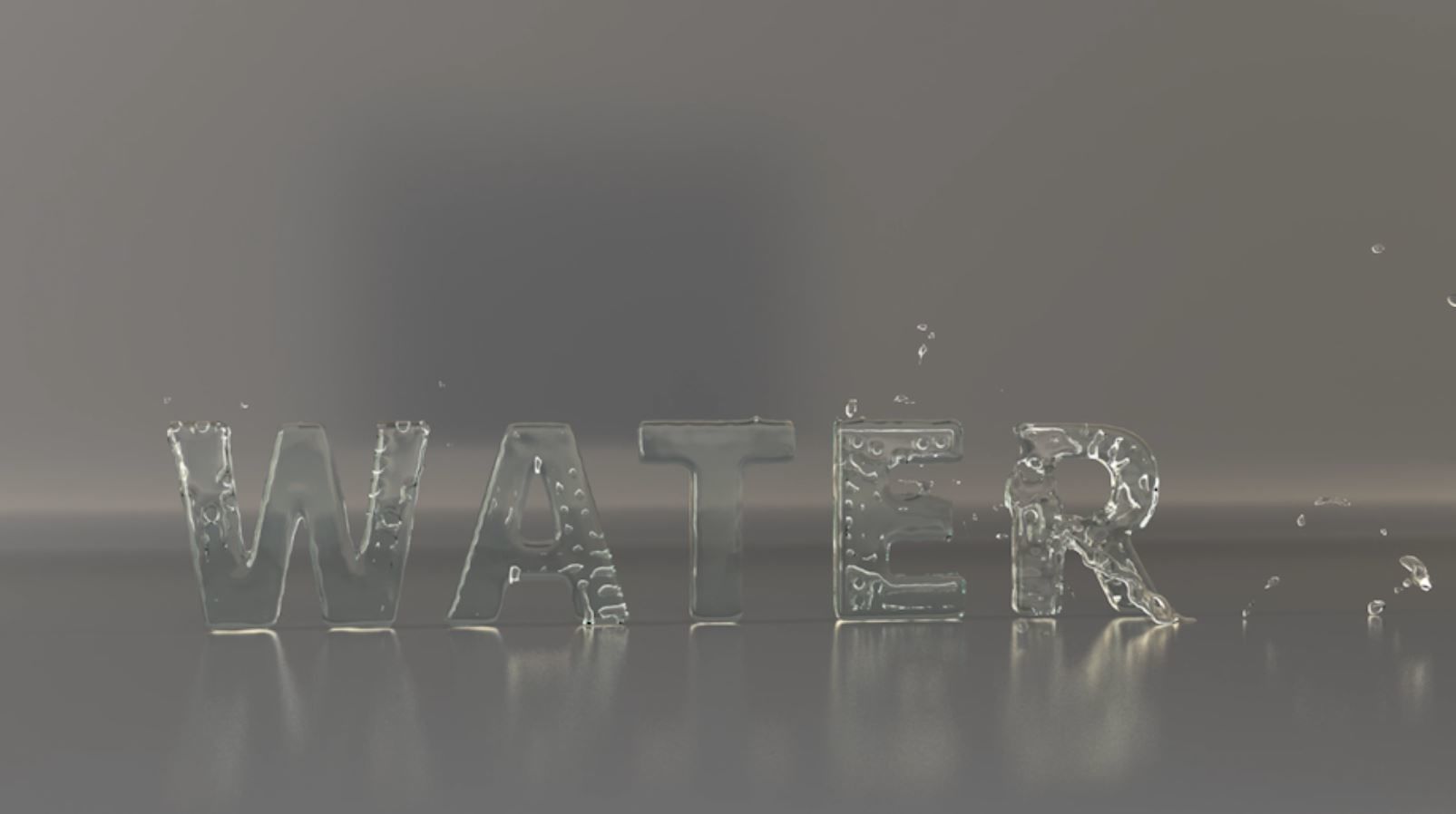 Aqua Logo Water  Text 3D model_2