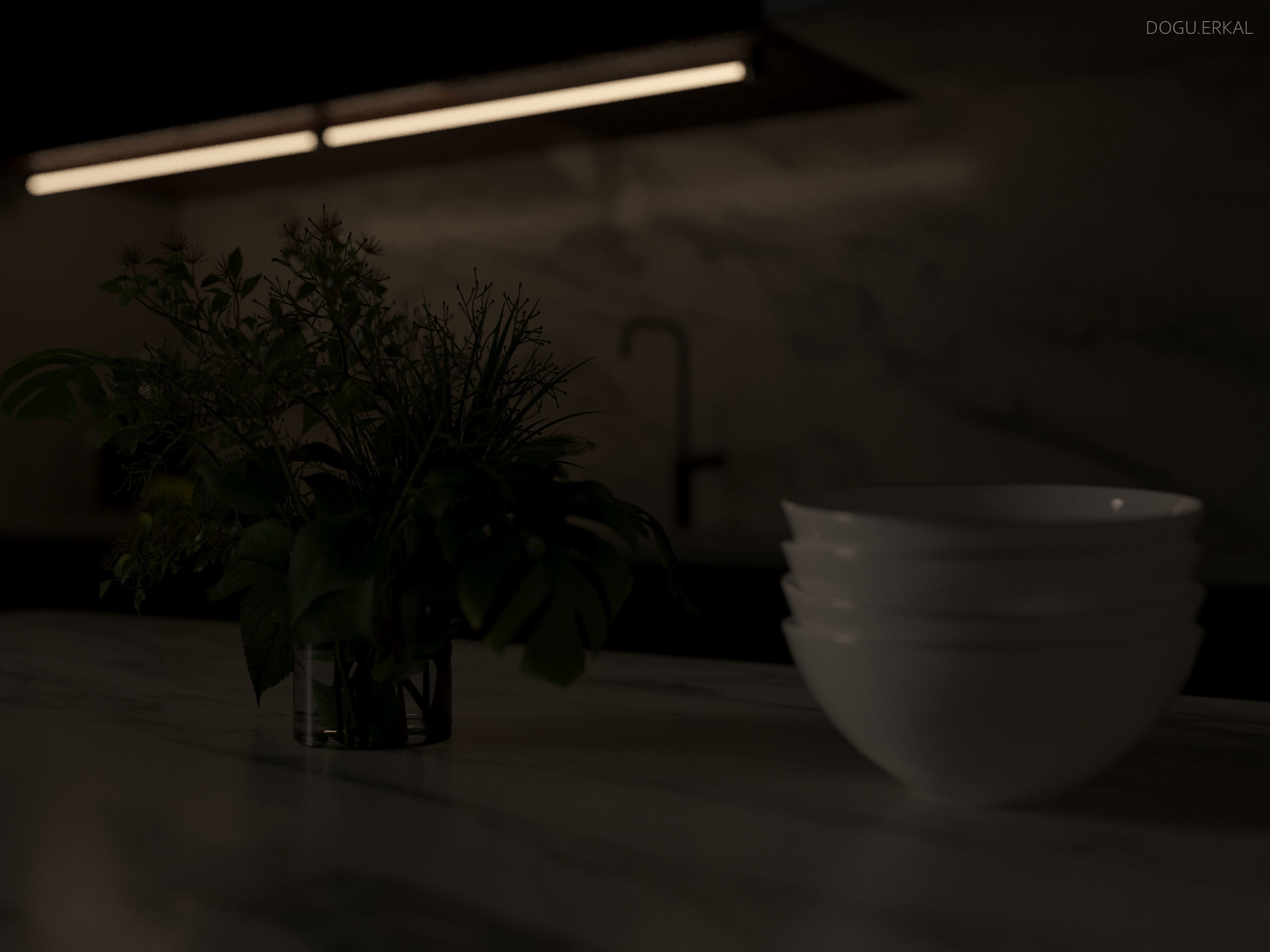 LIGHT KITCHEN DESIGN Free 3D model_6