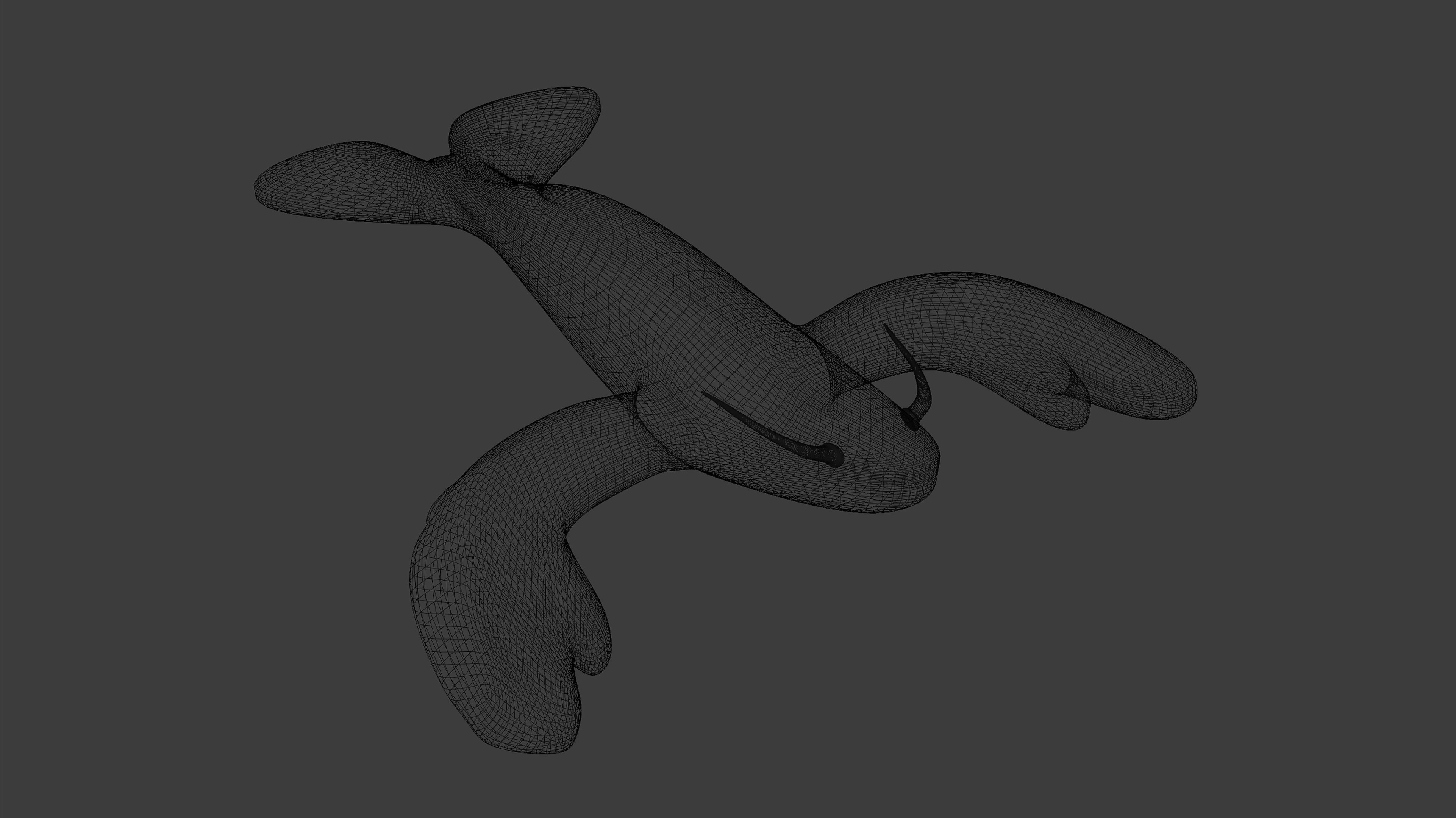 3D Cool Handsome Lobster Inflatable Toy 3D model_4