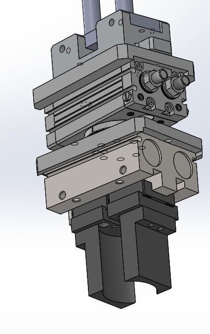Automatic DC motor assembly production line 3D model_7