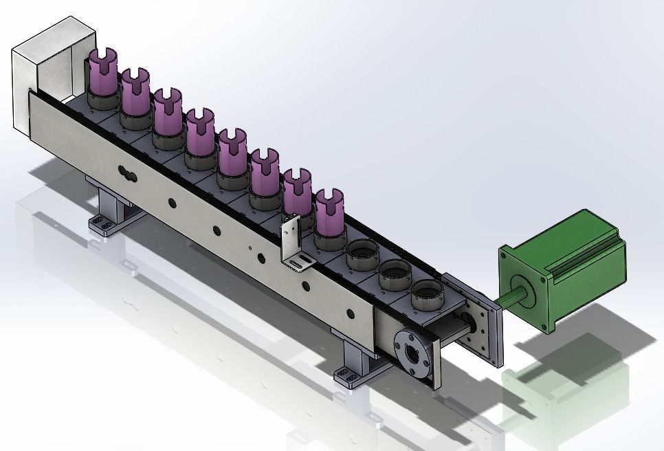 Automatic DC motor assembly production line 3D model_10