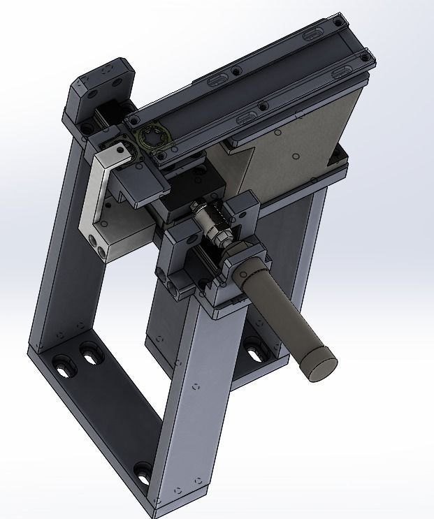 Automatic DC motor assembly production line 3D model_9