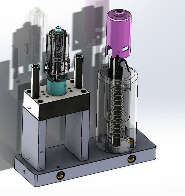 Automatic DC motor assembly production line 3D model_12