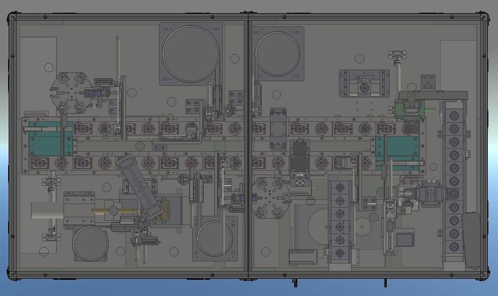 Automatic DC motor assembly production line 3D model_4