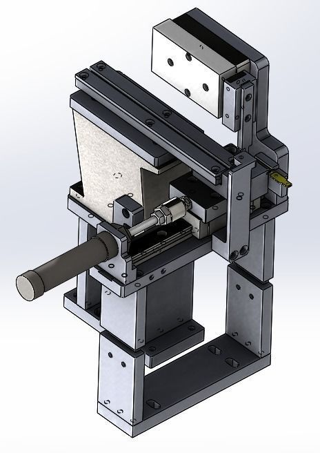 Automatic DC motor assembly production line 3D model_15