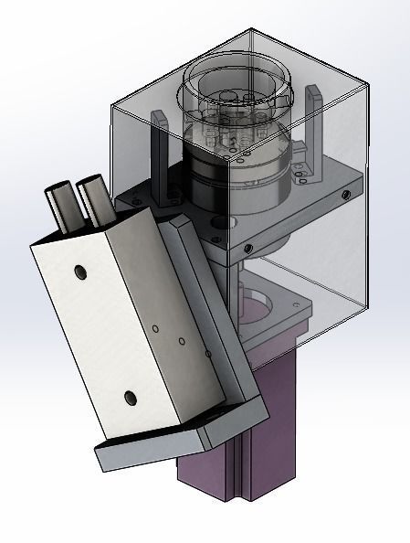 Automatic DC motor assembly production line 3D model_14
