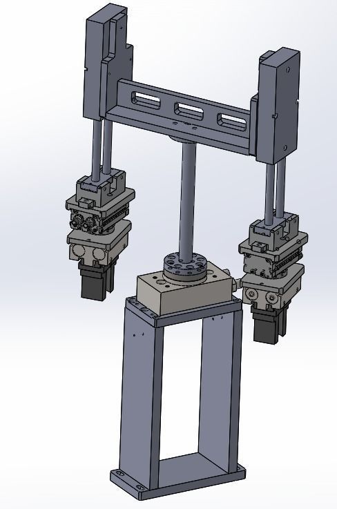 Automatic DC motor assembly production line 3D model_20