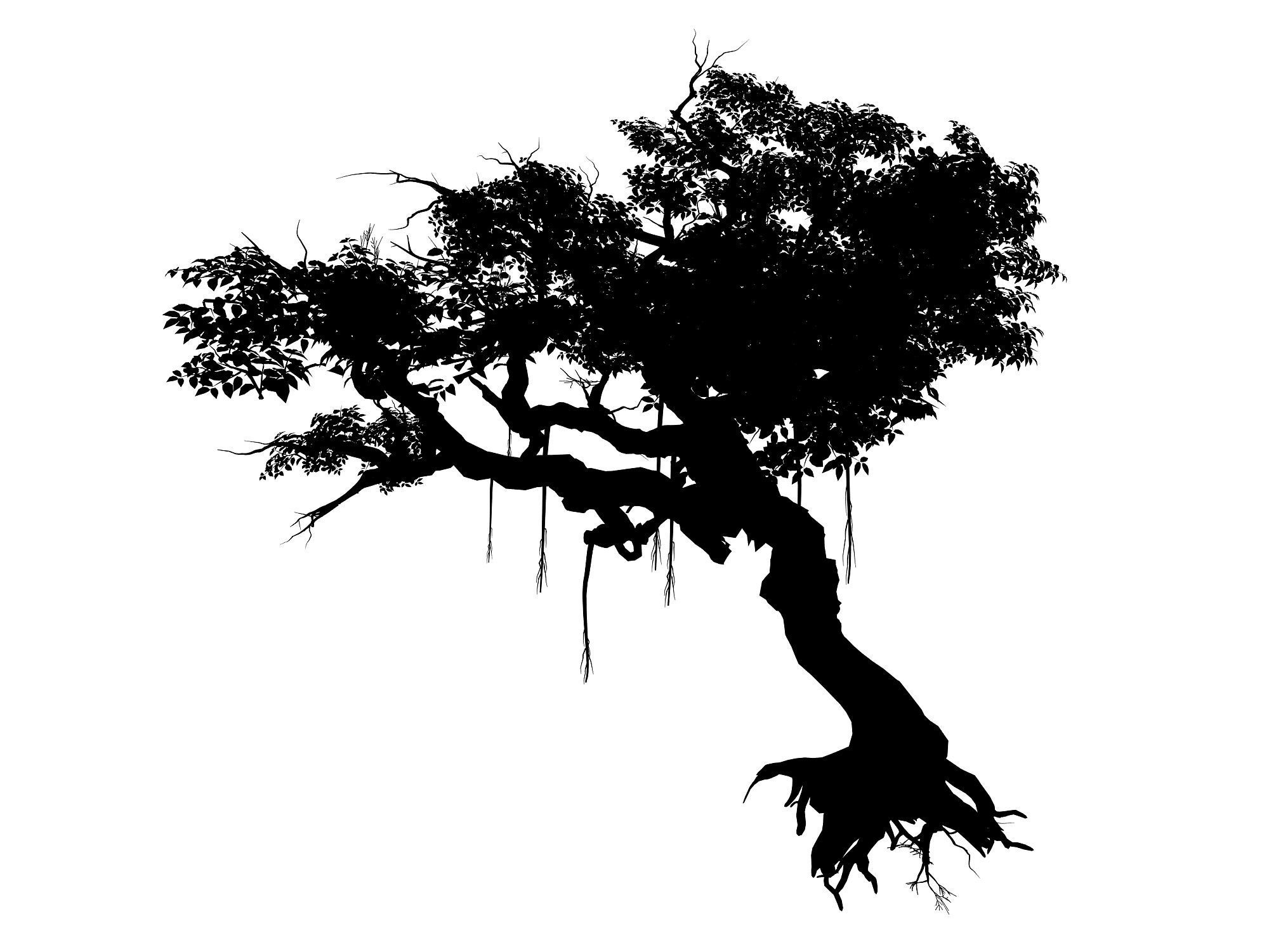 Flower and Fruit Mountain-Tree 04 3D model_3