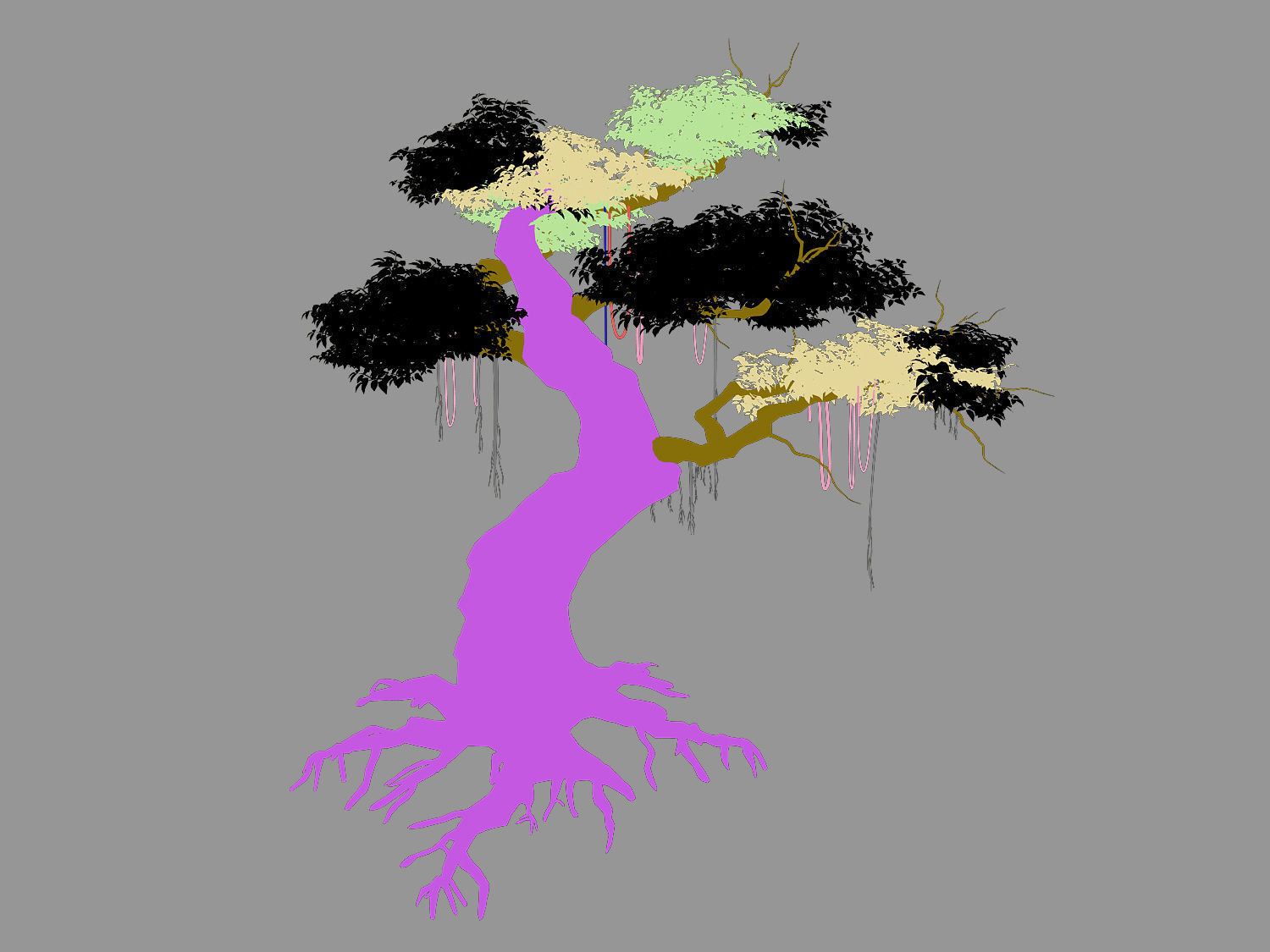 Huaguoshan-tree 06 3D model_2